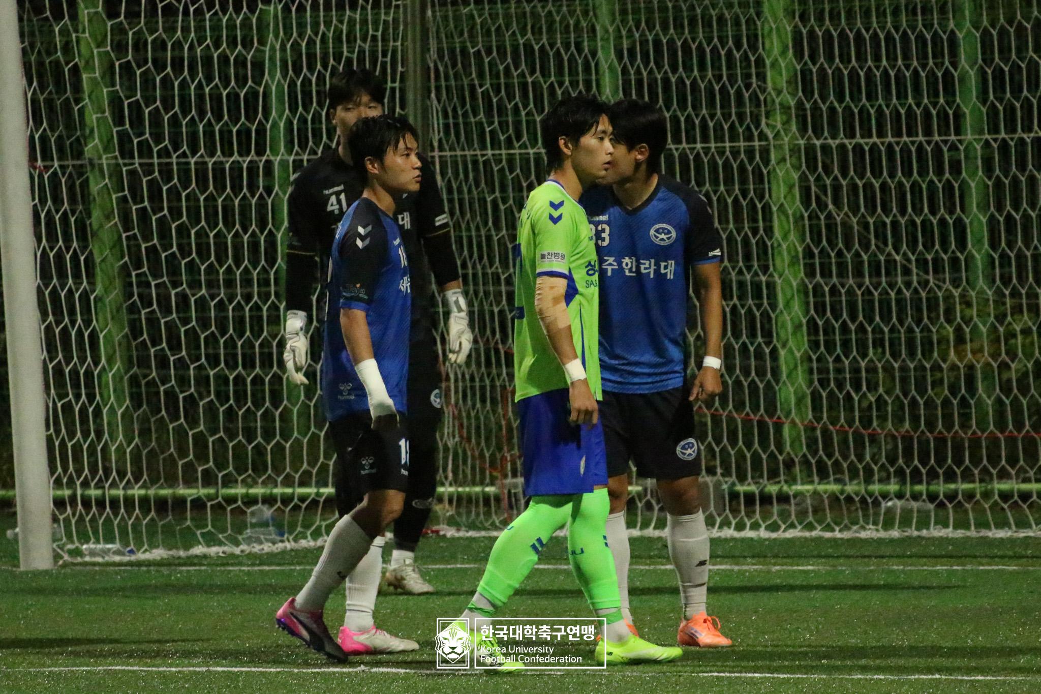 제62회 추계대학축구연맹전 태백산기 예선 3일차 제주한라대 vs 상지대