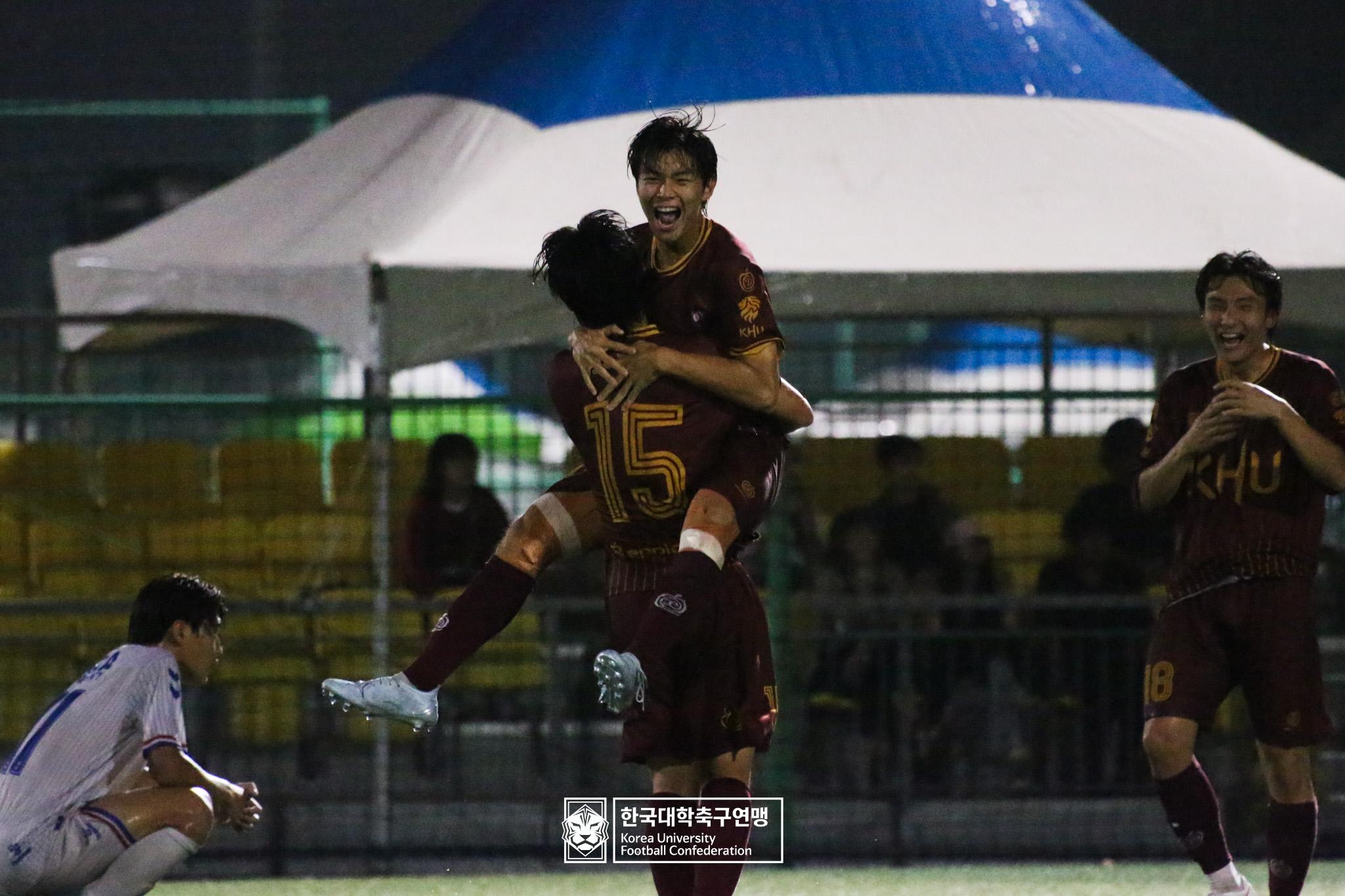 제21회 1·2학년 대학축구연맹전 황가람기 예선 2일차 경희대 vs 가야대