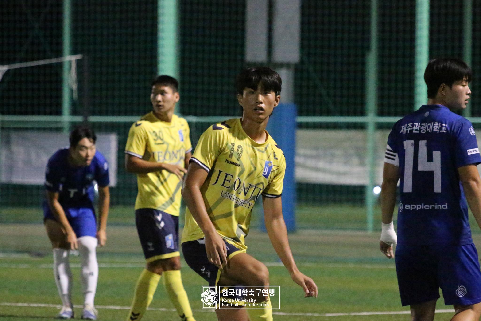 제21회 1·2학년 대학축구연맹전 죽죽장군기 예선 1일차 전주대 vs 제주관광대