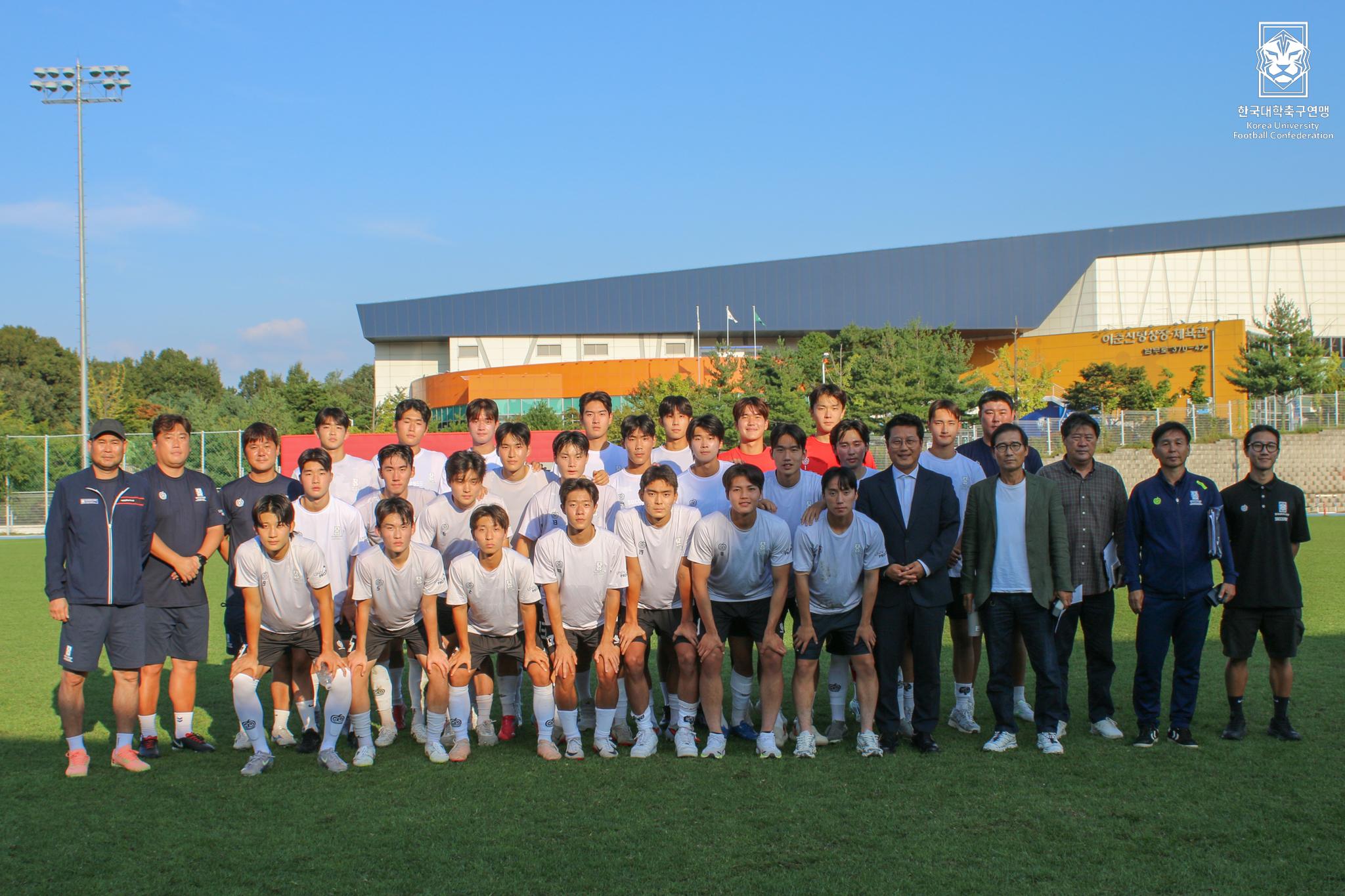 한국대학축구연맹, 연령별 상비군 1차 소집훈련 성공적 마무리